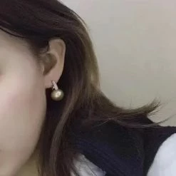 Best Pirce 😉 Takaramonobr 13.0-14.0 Mm Fixed Square Edge Diamond And Golden South Sea Pearl Hoop Earrings Different Pearl Type In Same Style 😍 15 Takaramonobr 13.0-14.0 Mm Fixed Square Edge Diamond And Golden South Sea Pearl Hoop Earrings Different Pearl Type In Same Style