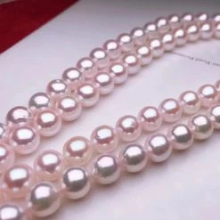 Takaramonobr 8.5-9.0 Mm Japanese Akoya Cultured Choker Pearl Necklace In White