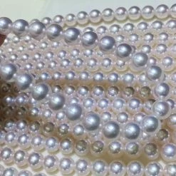 Takaramonobr 9.0-9.5 Mm Japanese Akoya Cultured Pearl Necklace In White Akoya Pearls